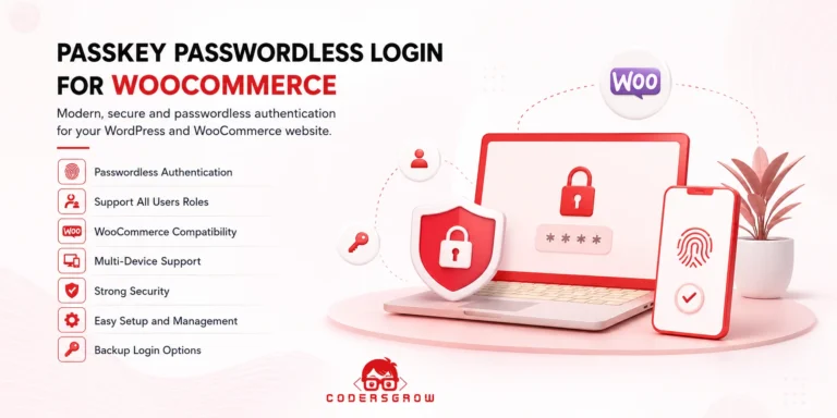 Passkey PasswordLess Login For WooCommerce