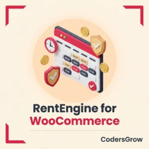 RentEngine for WooCommerce rental and booking engine 1:1 product cover logo