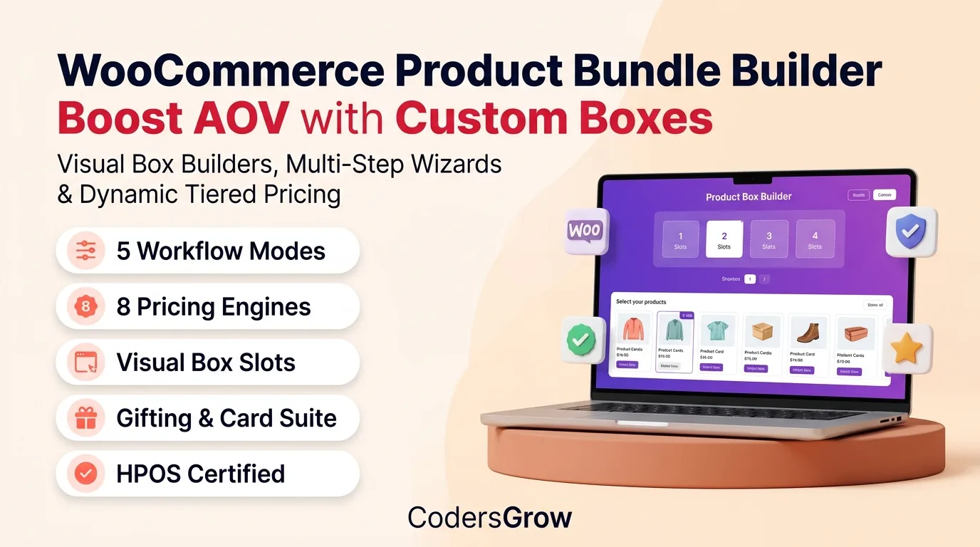 WooCommerce product bundle builder live interactive visual box builder interface